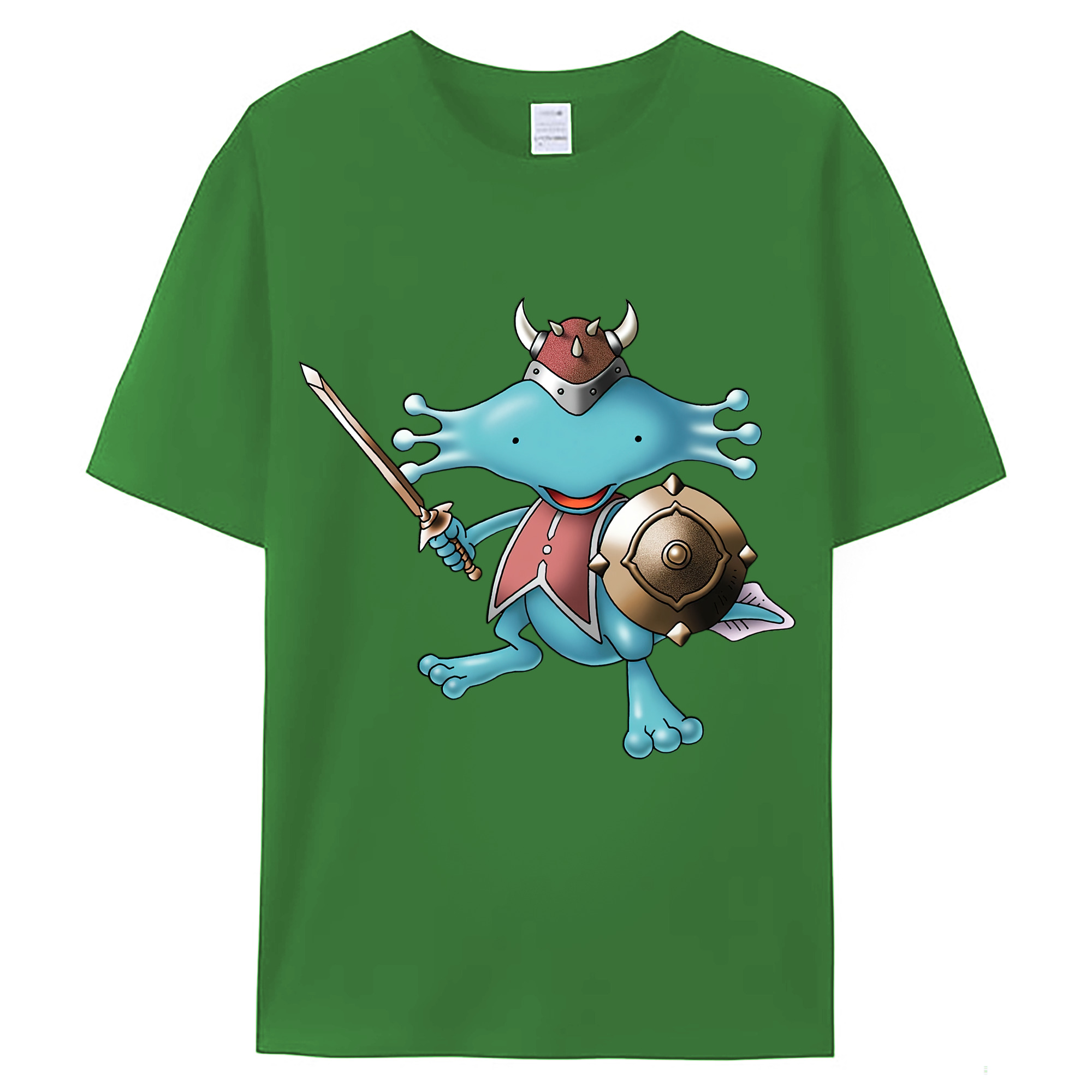 （画像用） ドラゴンクエスト Doragon Kuesuto Dragon Quest レディースカジュアルプリントTシャツ（綿100％）